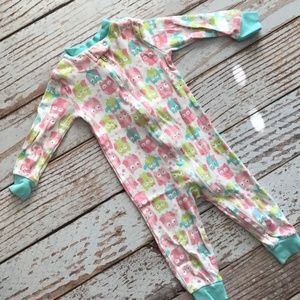 Little Me girl owl pijamas 24 month